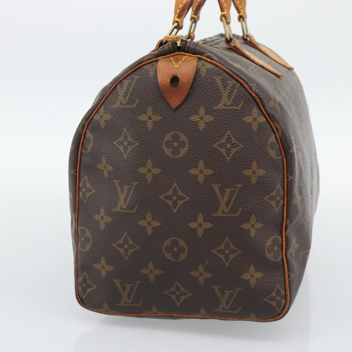 LOUIS VUITTON Monogram Speedy 30 Hand Bag M41526 LV Auth 194889