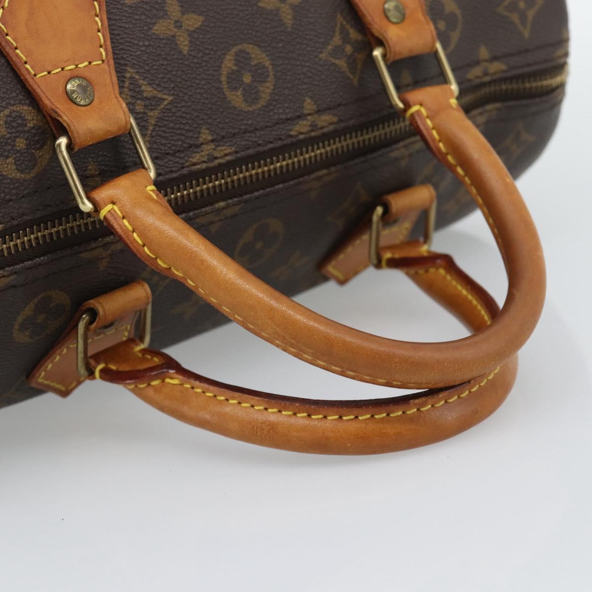 LOUIS VUITTON Monogram Speedy 30 Hand Bag M41526 LV Auth 194889