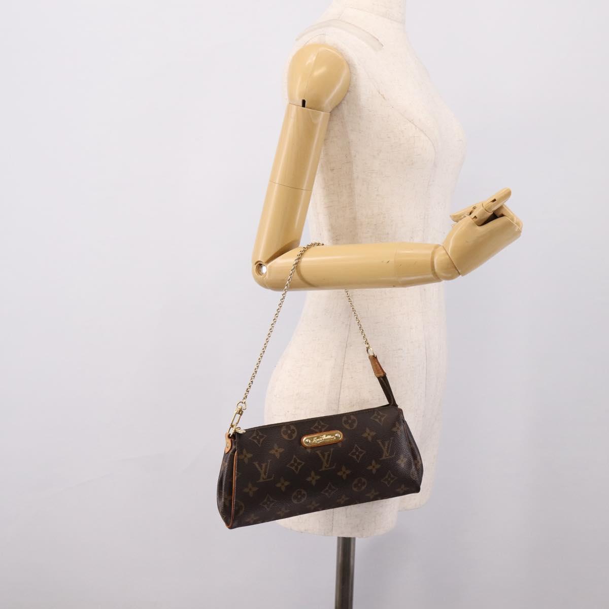 LOUIS VUITTON Monogram Eva Shoulder Bag M95567 LV Auth 194902A