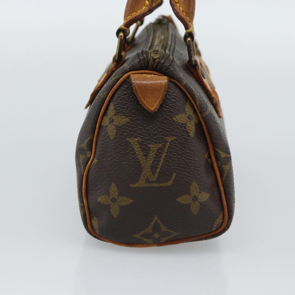 LOUIS VUITTON Monogram Mini Speedy Hand Bag M41534 LV Auth 194903