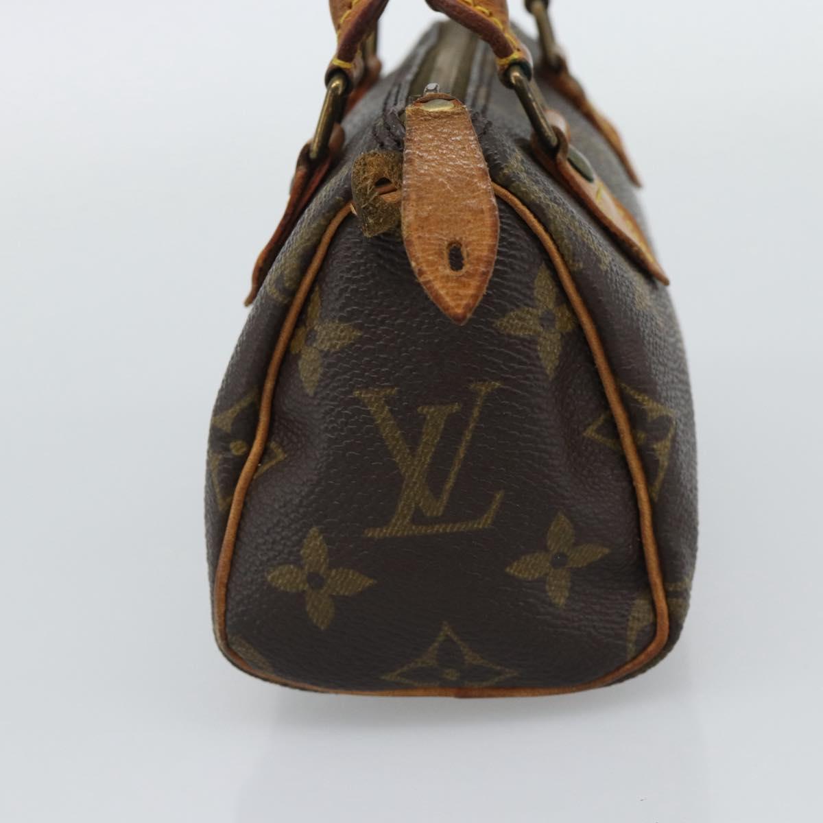 LOUIS VUITTON Monogram Mini Speedy Hand Bag M41534 LV Auth 194903