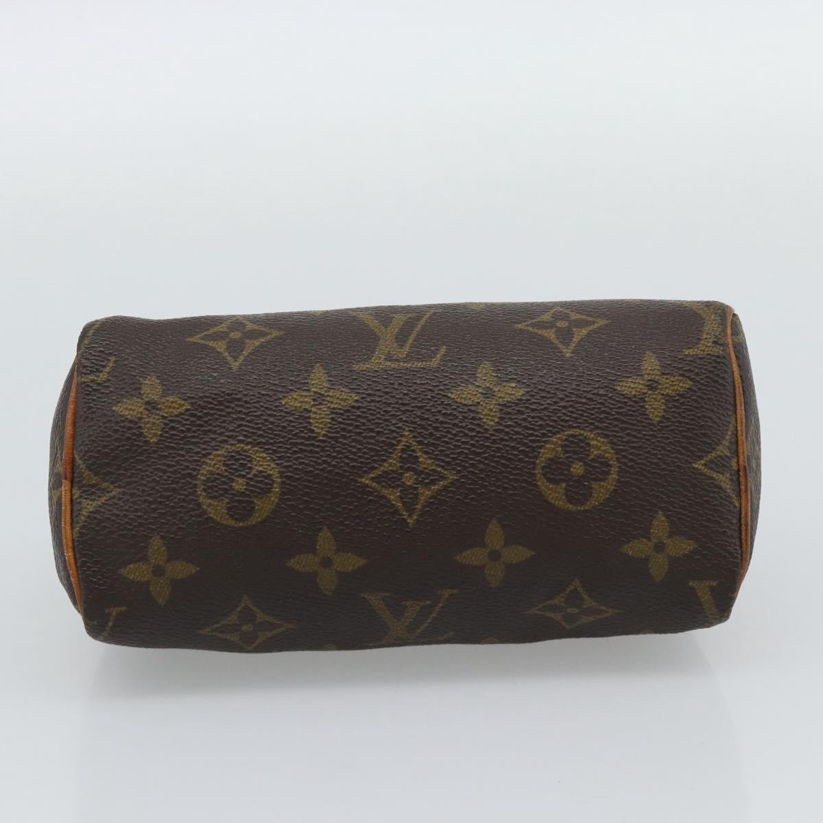LOUIS VUITTON Monogram Mini Speedy Hand Bag M41534 LV Auth 194903