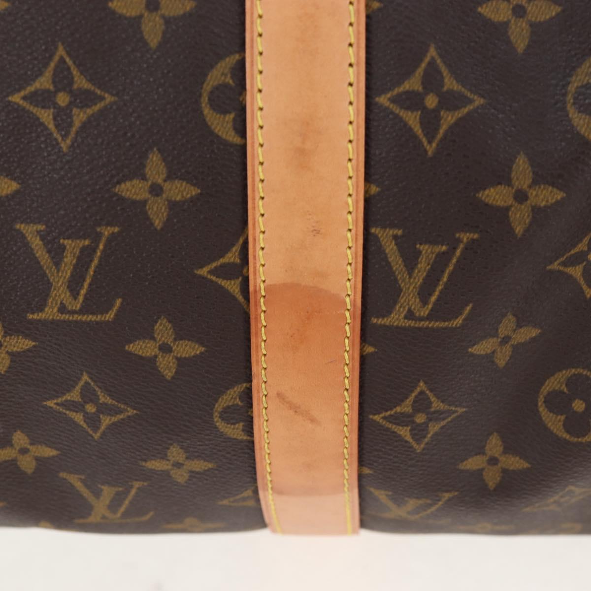 LOUIS VUITTON Monogram Keepall Bandouliere 50 Boston Bag M41416 LV Auth 194904V