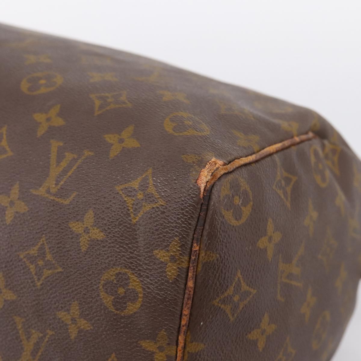 LOUIS VUITTON Monogram Speedy 30 Hand Bag M41526 LV Auth 194906