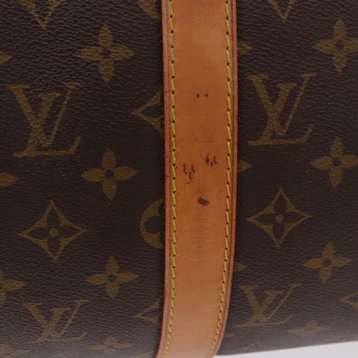 LOUIS VUITTON Monogram Keepall 50 Boston Bag M41426 LV Auth 194908V