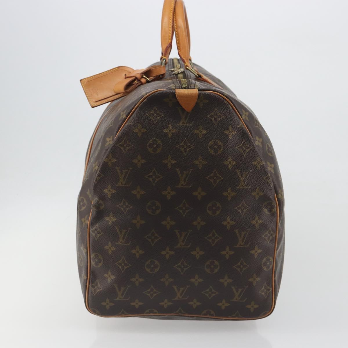 LOUIS VUITTON Monogram Keepall 60 Boston Bag M41422 LV Auth 194910A