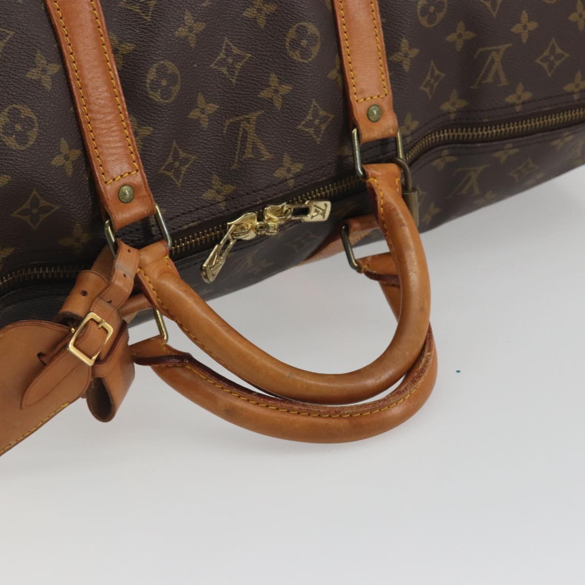 LOUIS VUITTON Monogram Keepall 60 Boston Bag M41422 LV Auth 194910A