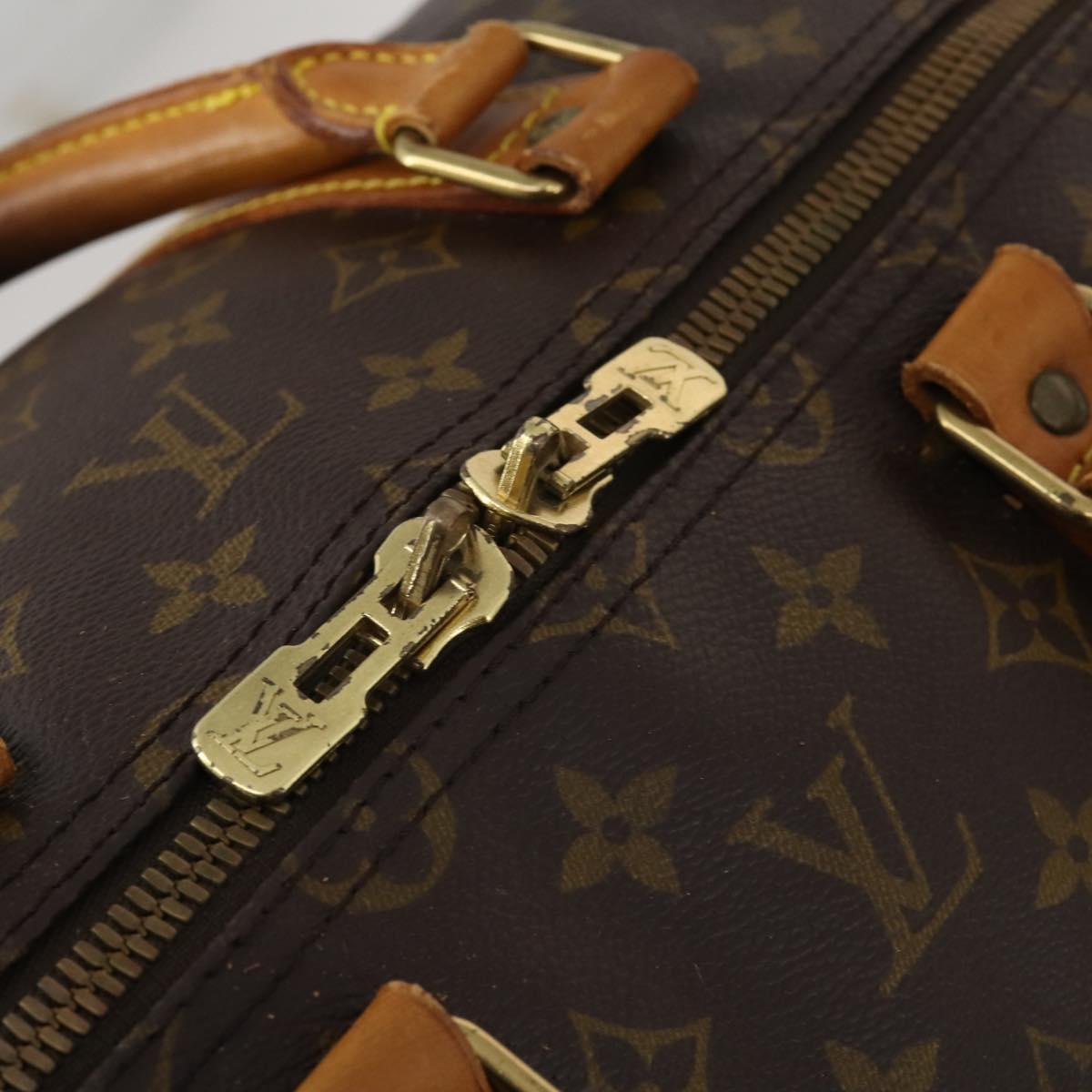LOUIS VUITTON Monogram Keepall Bandouliere 55 Boston Bag M41414 LV Auth 194911