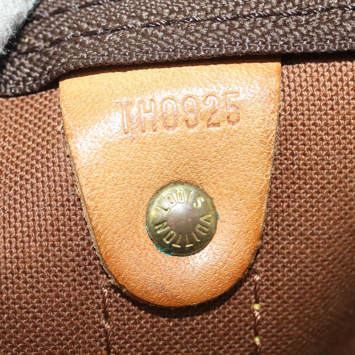 LOUIS VUITTON Monogram Keepall Bandouliere 55 Boston Bag M41414 LV Auth 194911