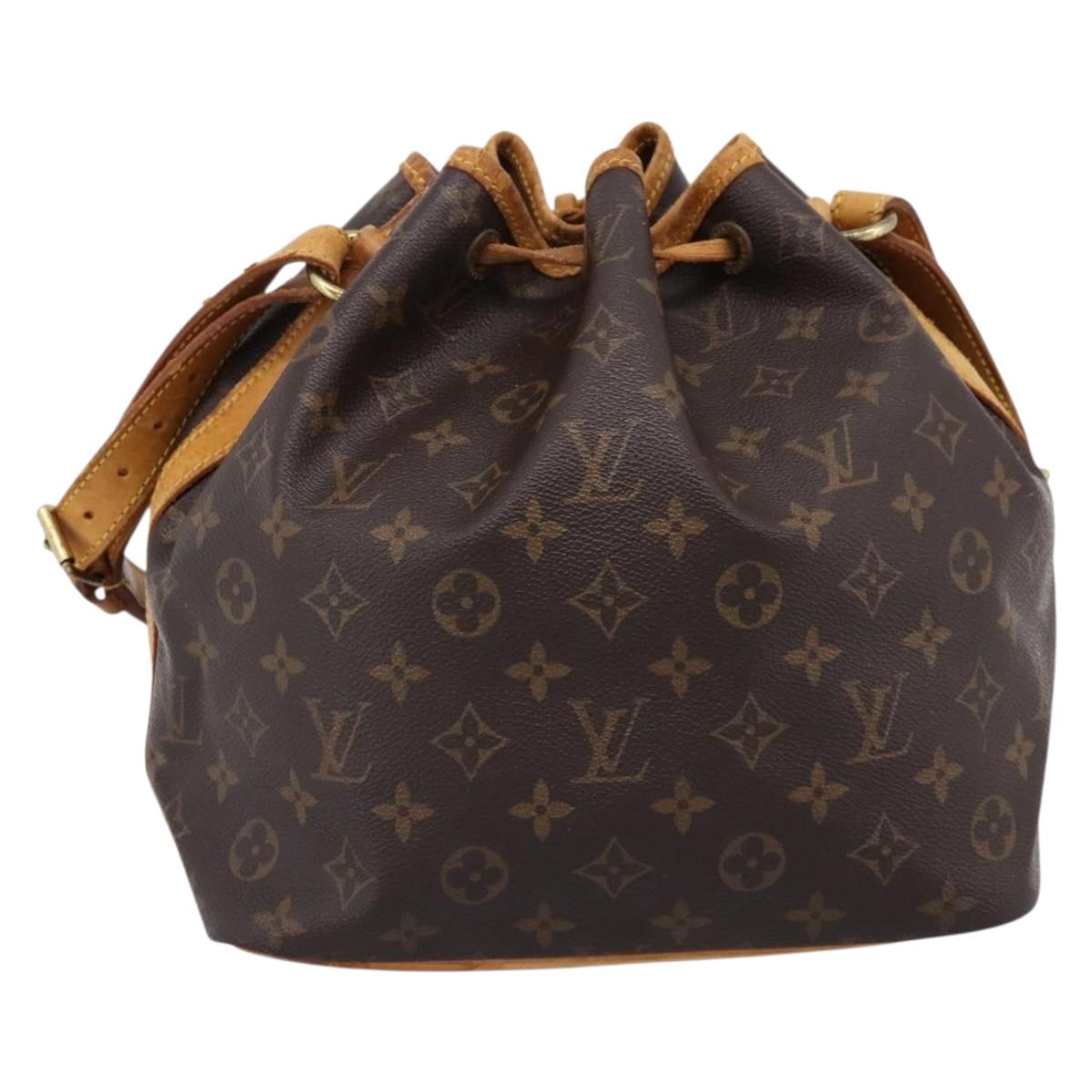 LOUIS VUITTON Monogram Petit Noe Shoulder Bag M42226 LV Auth 194912