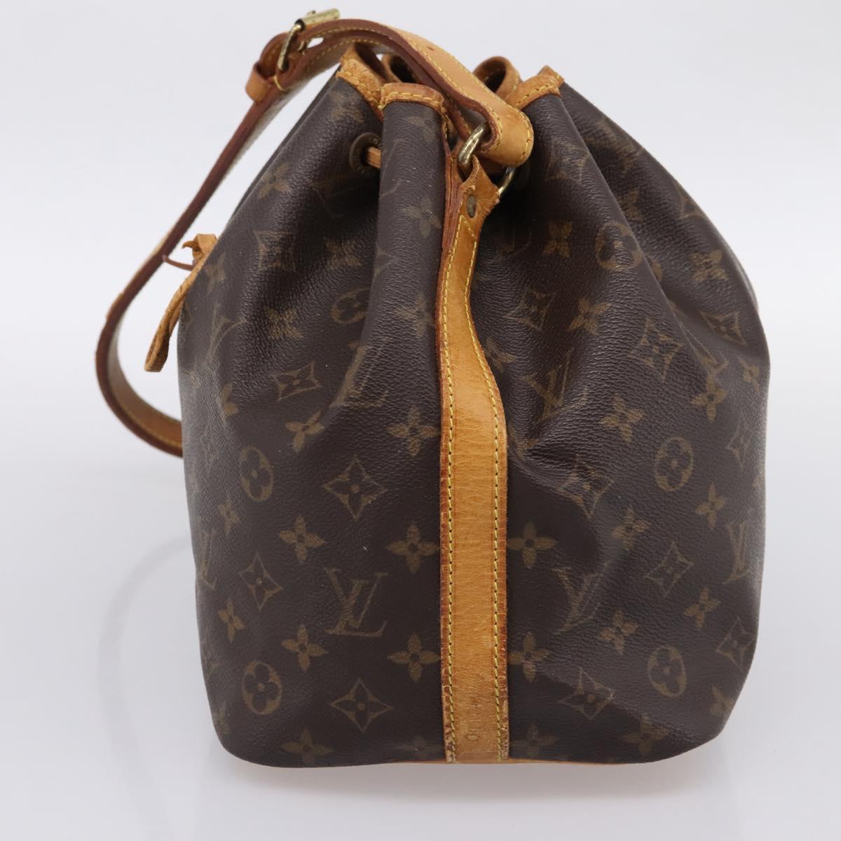 LOUIS VUITTON Monogram Petit Noe Shoulder Bag M42226 LV Auth 194912