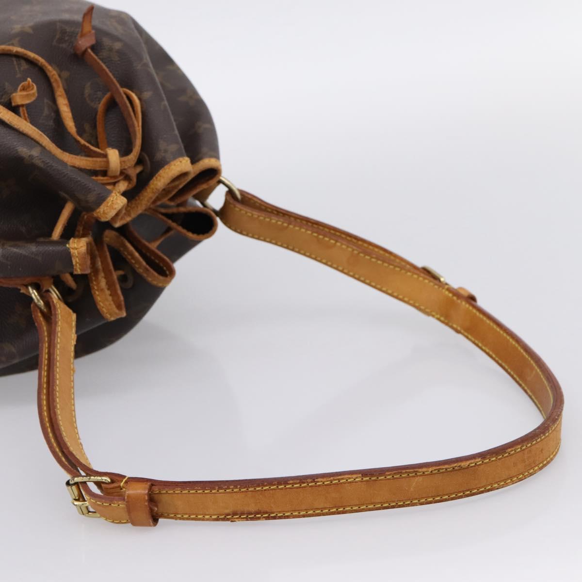 LOUIS VUITTON Monogram Petit Noe Shoulder Bag M42226 LV Auth 194912