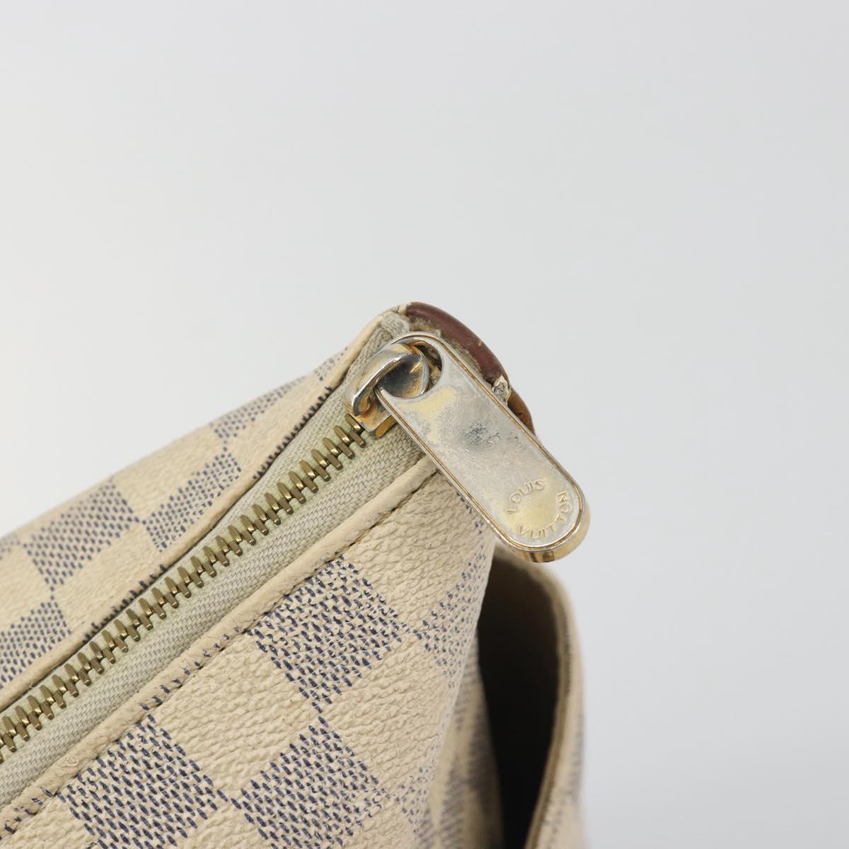 LOUIS VUITTON Damier Azur Totally MM Tote Bag N51262 LV Auth 194915