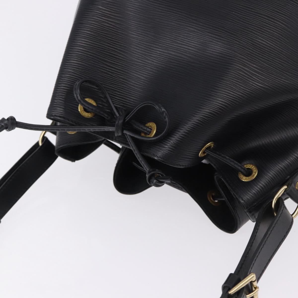 LOUIS VUITTON Epi Petit Noe Shoulder Bag Black M44102 LV Auth 194918SAV