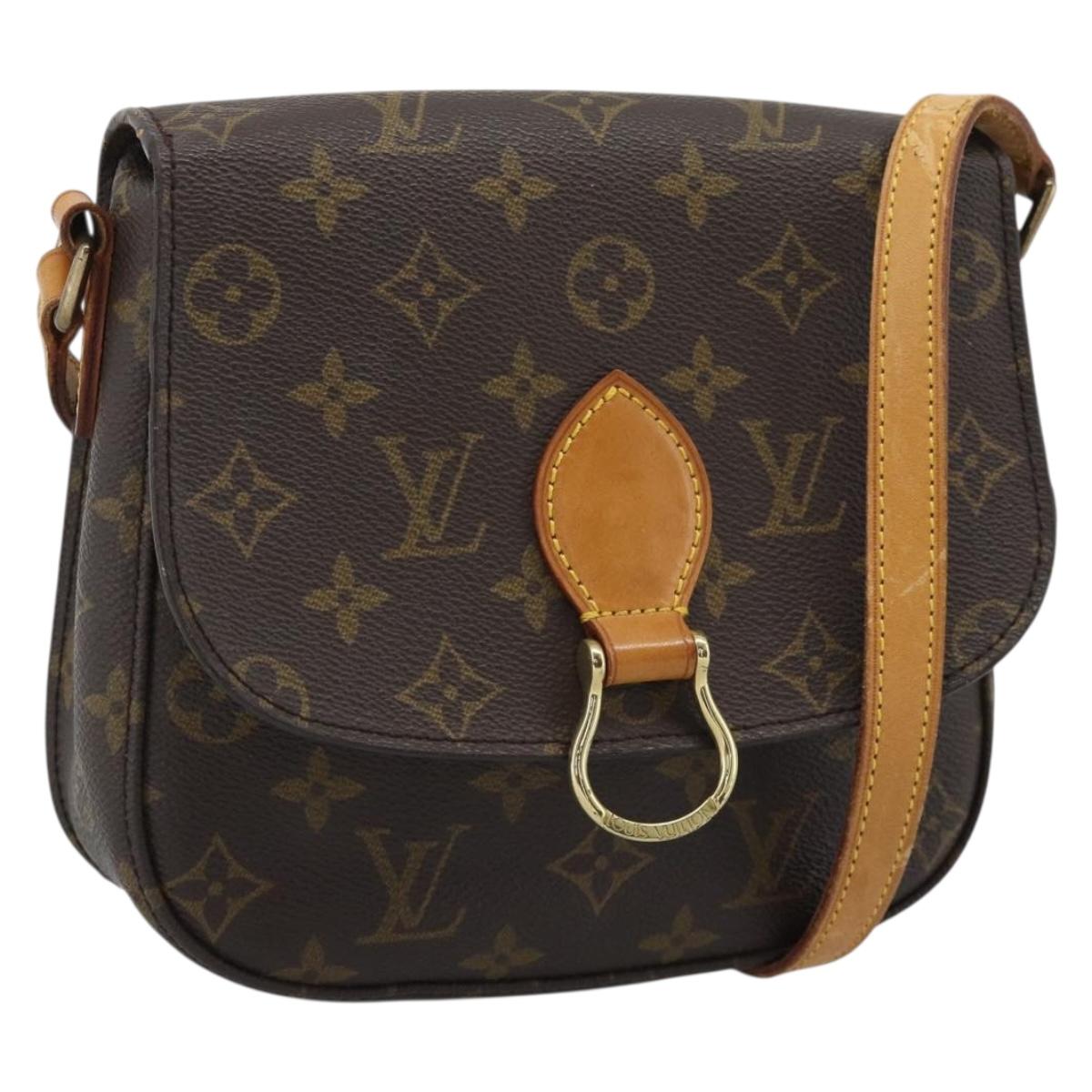 LOUIS VUITTON Monogram Saint Cloud MM Shoulder Bag M51243 LV Auth 194927