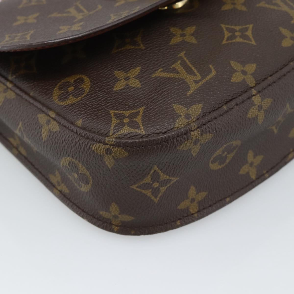 LOUIS VUITTON Monogram Saint Cloud MM Shoulder Bag M51243 LV Auth 194927
