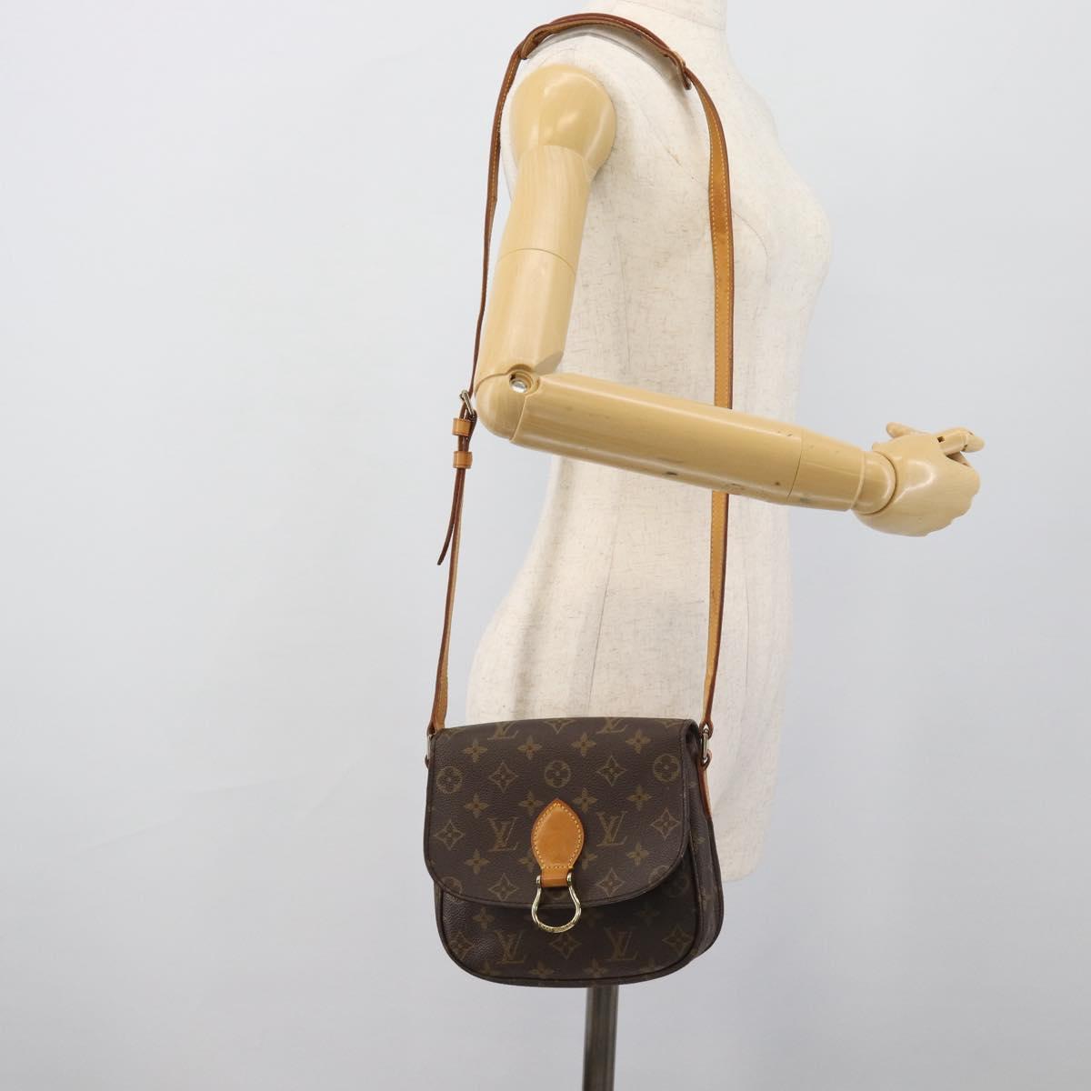 LOUIS VUITTON Monogram Saint Cloud MM Shoulder Bag M51243 LV Auth 194927