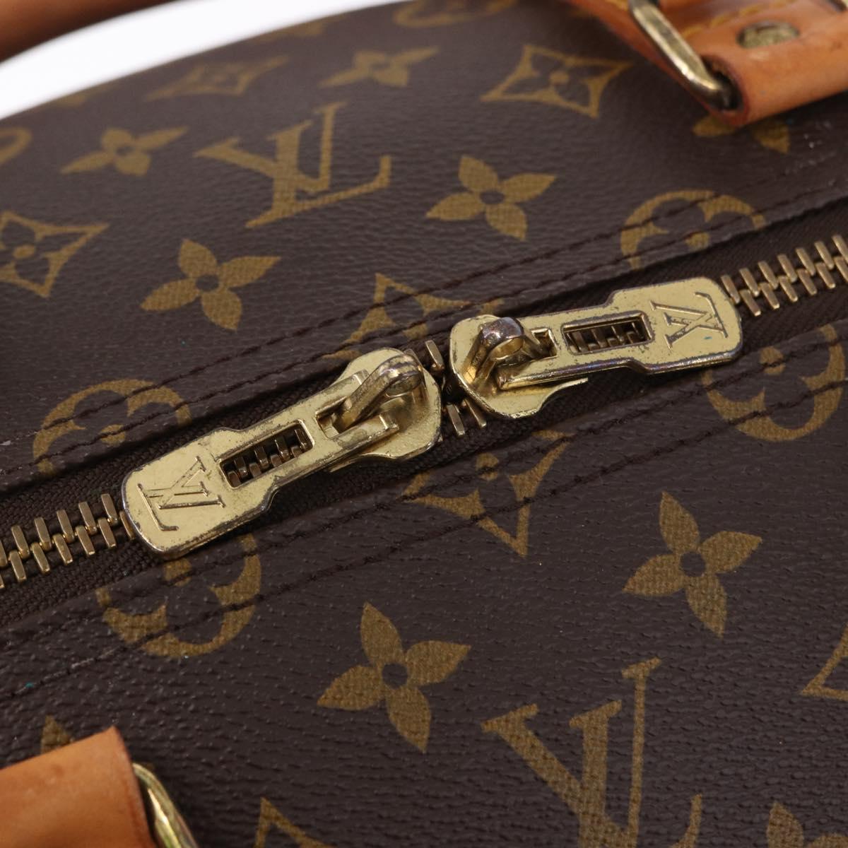 LOUIS VUITTON Monogram Keepall 55 Boston Bag M41424 LV Auth 194931V