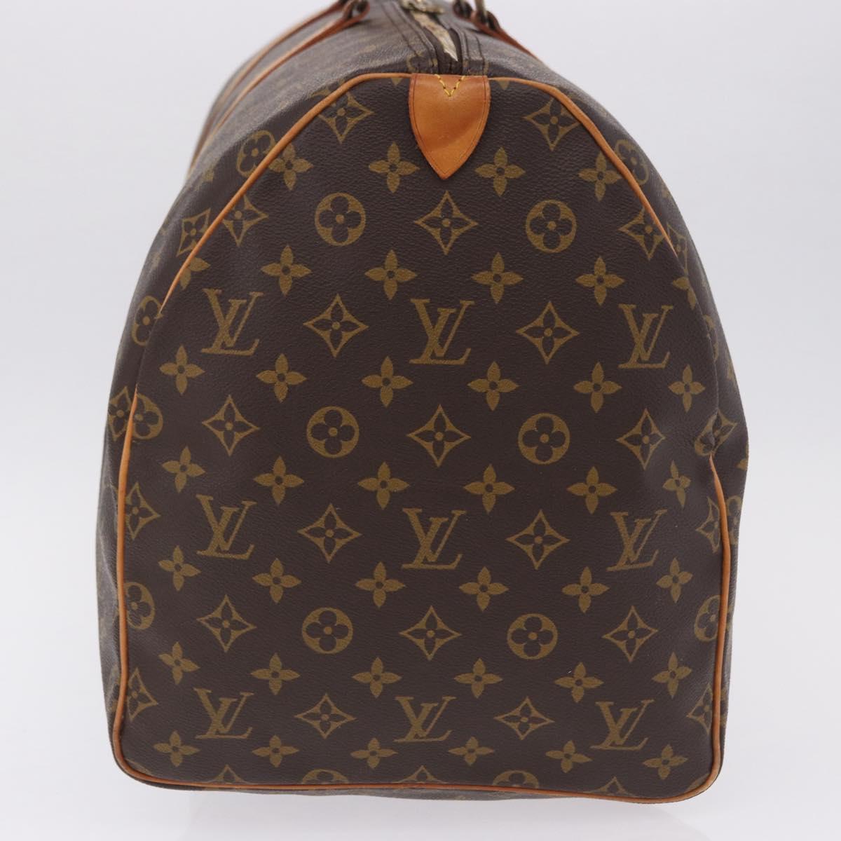 LOUIS VUITTON Monogram Keepall 55 Boston Bag M41424 LV Auth 194931V