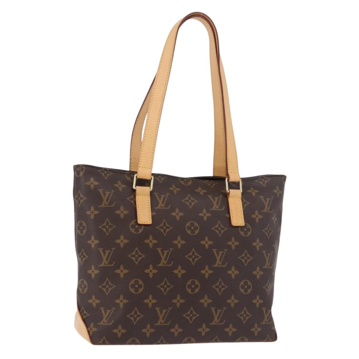 LOUIS VUITTON Monogram Cabas Piano Tote Bag M51148 LV Auth 194933SAV