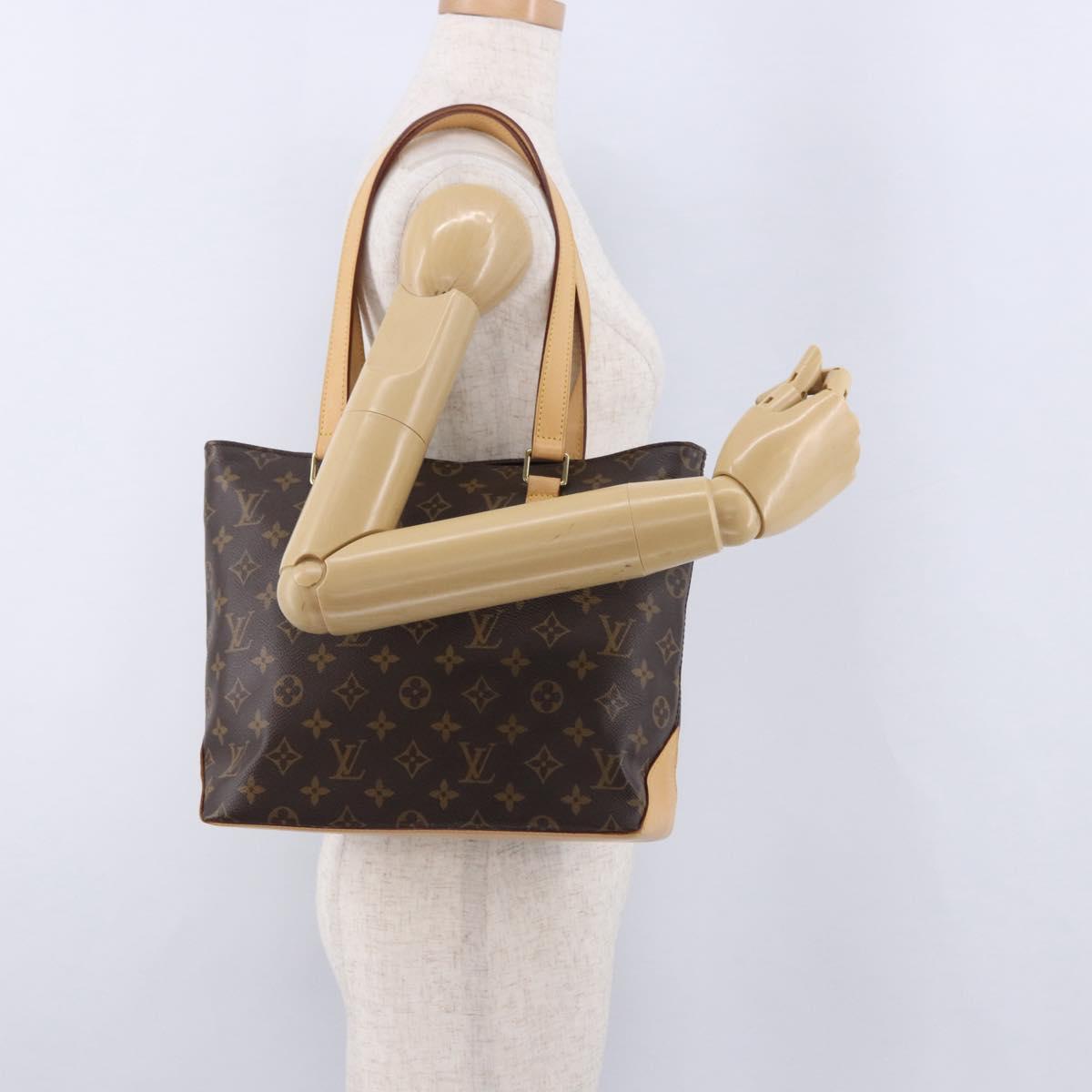 LOUIS VUITTON Monogram Cabas Piano Tote Bag M51148 LV Auth 194933SAV