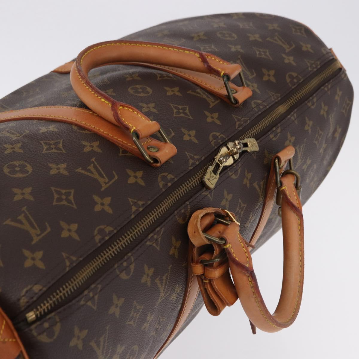 LOUIS VUITTON Monogram Keepall 50 Boston Bag M41426 LV Auth 194934V