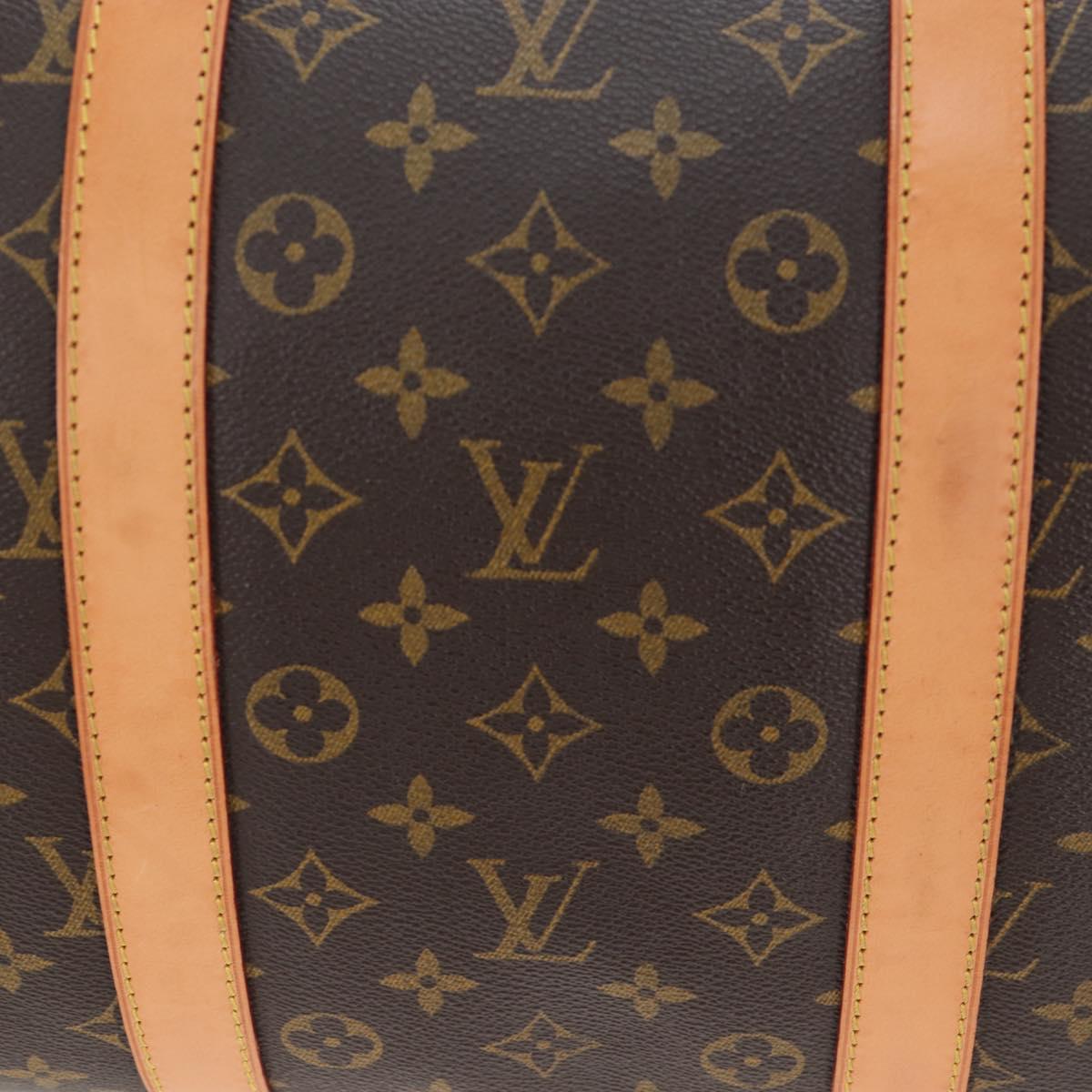 LOUIS VUITTON Monogram Keepall 55 Boston Bag M41424 LV Auth 194935V