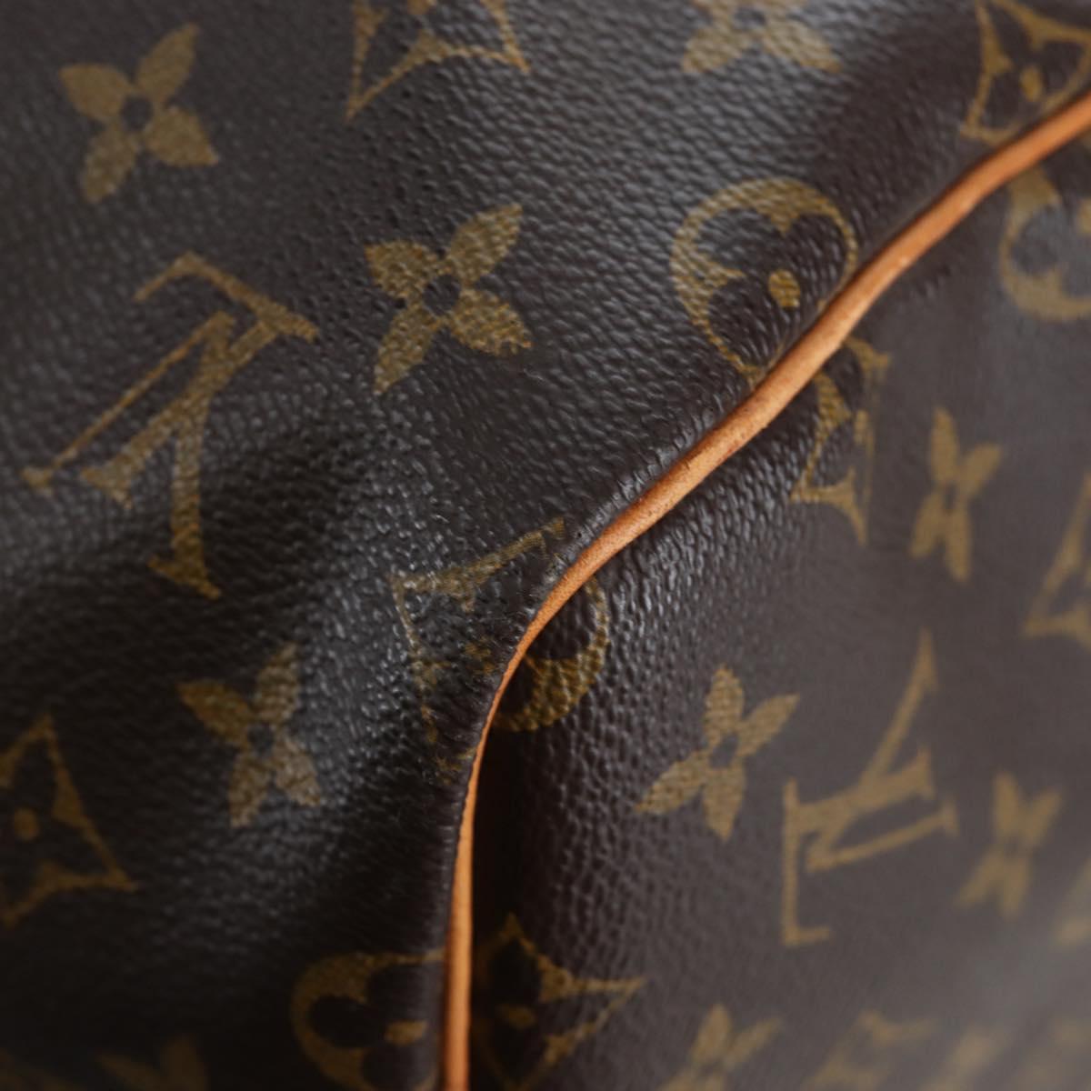 LOUIS VUITTON Monogram Keepall 55 Boston Bag M41424 LV Auth 194935V