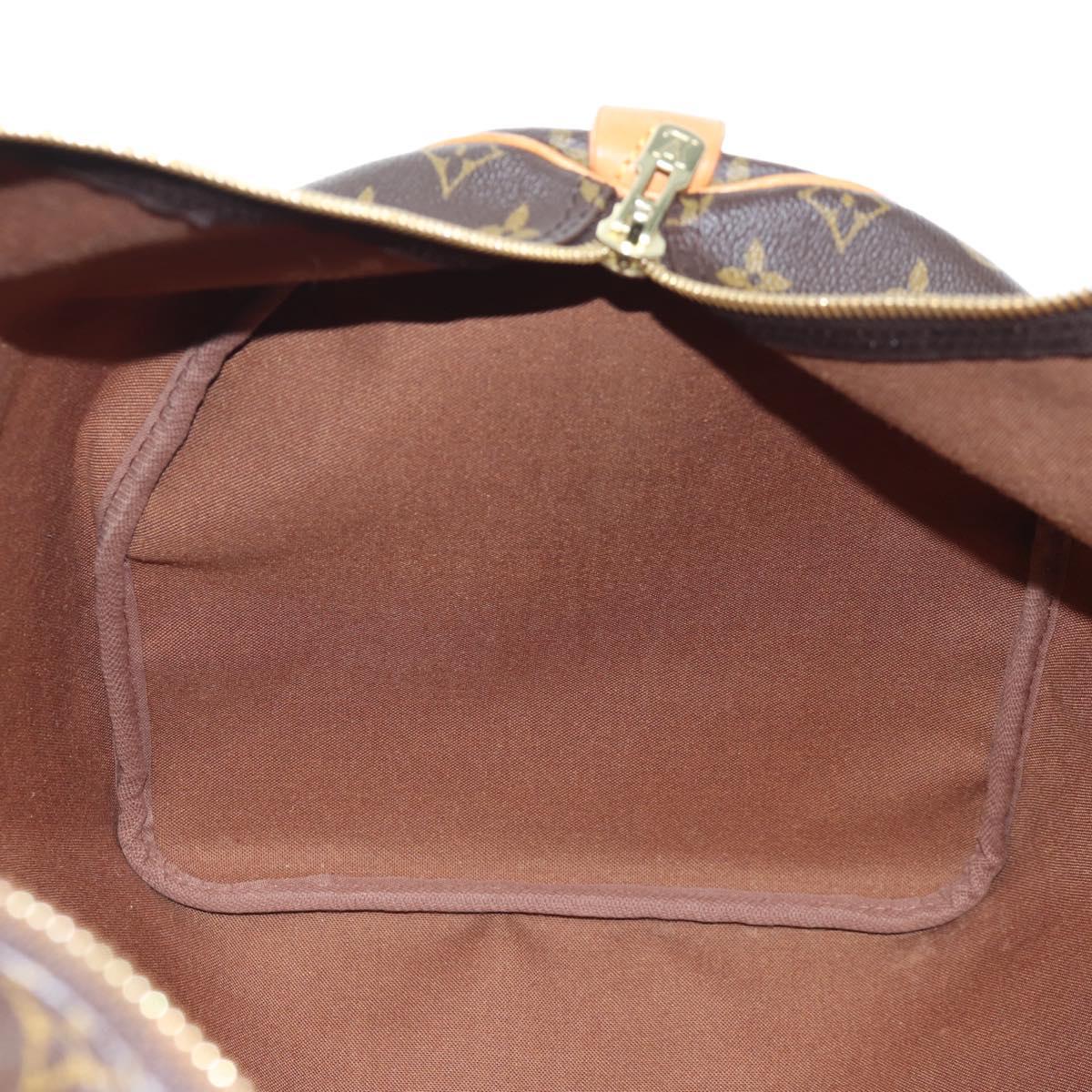 LOUIS VUITTON Monogram Keepall 55 Boston Bag M41424 LV Auth 194935V