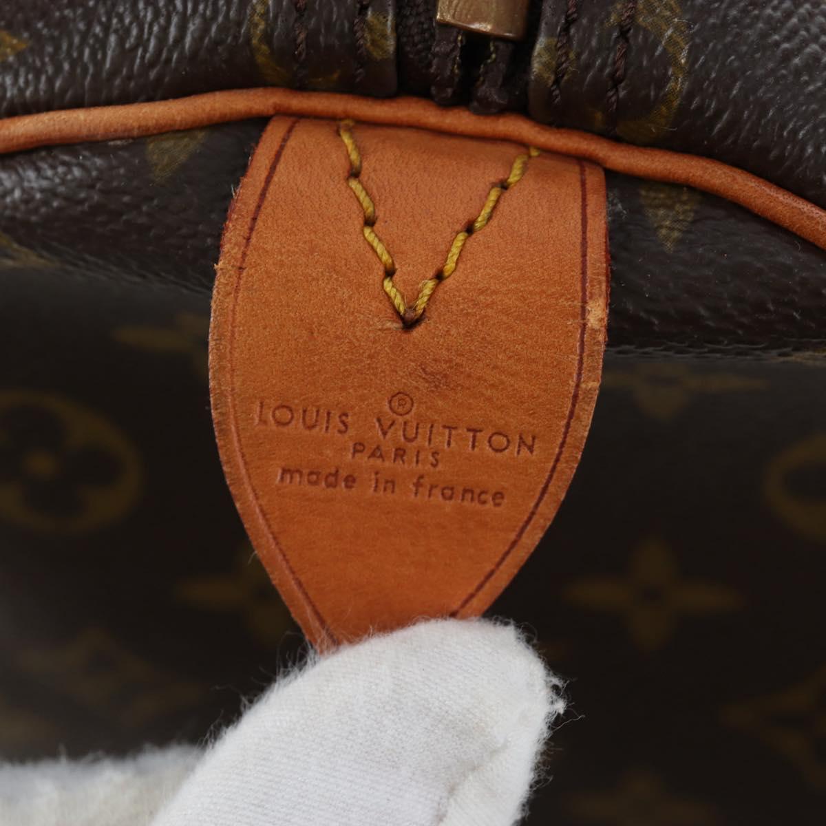LOUIS VUITTON Monogram Keepall 50 Boston Bag M41426 LV Auth 194936V