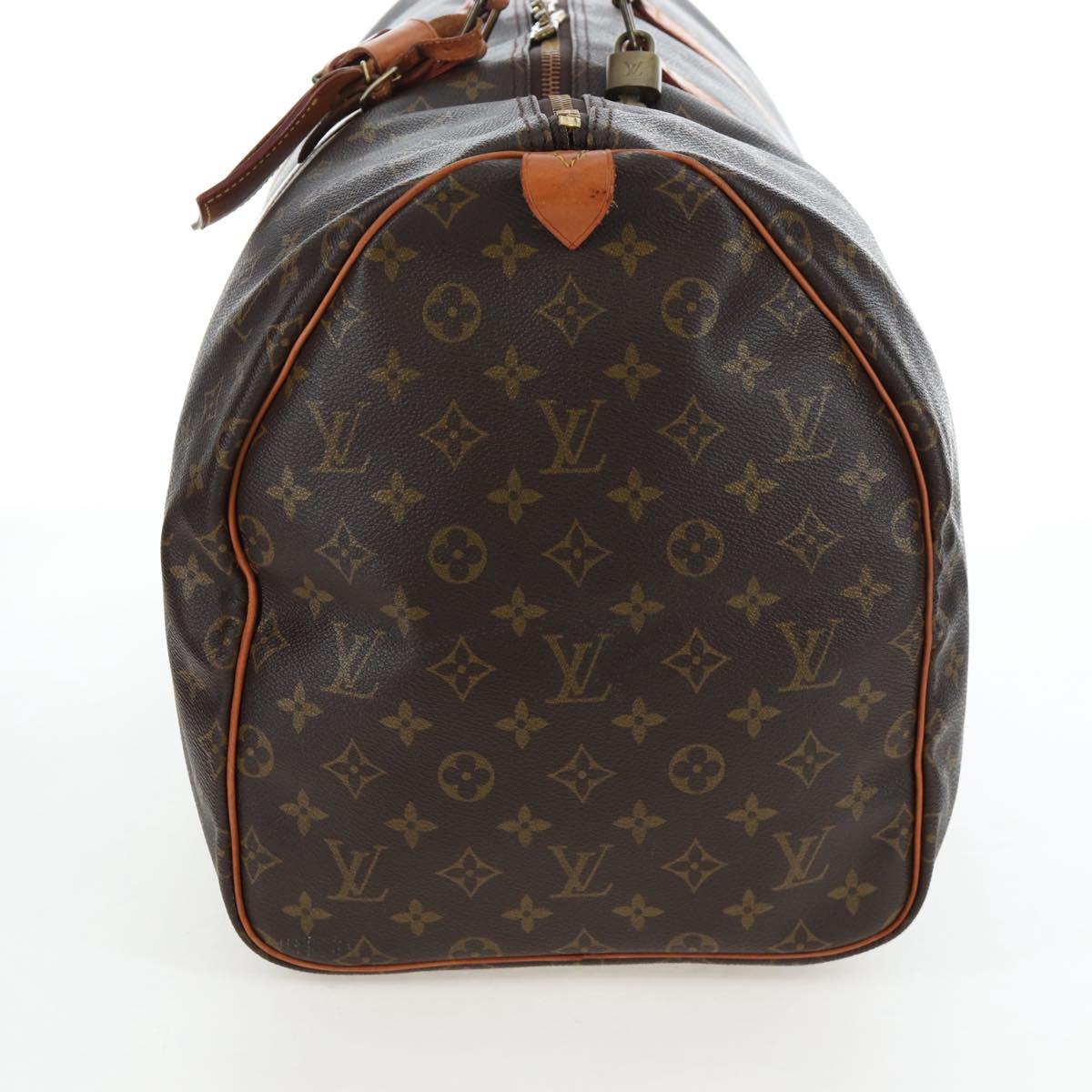 LOUIS VUITTON Monogram Keepall 50 Boston Bag M41426 LV Auth 194936V