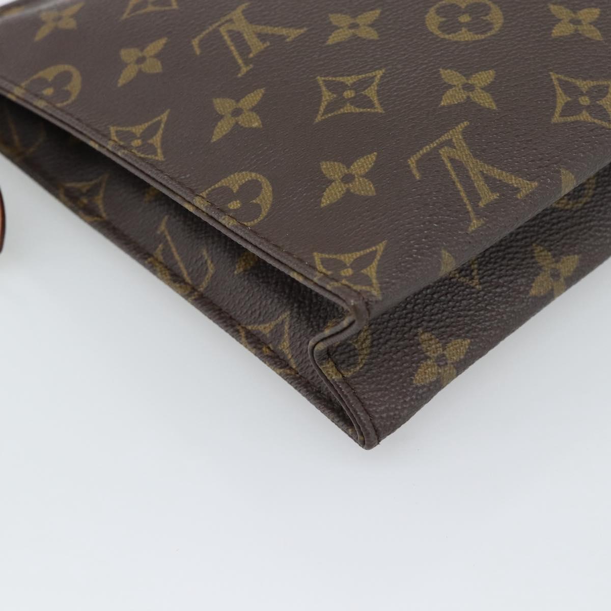 LOUIS VUITTON Monogram Poche Toilette 26 Pouch M47542 LV Auth 194940A