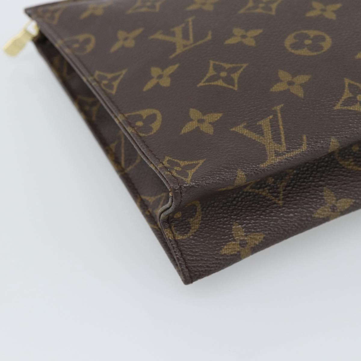 LOUIS VUITTON Monogram Poche Toilette 26 Pouch M47542 LV Auth 194940A