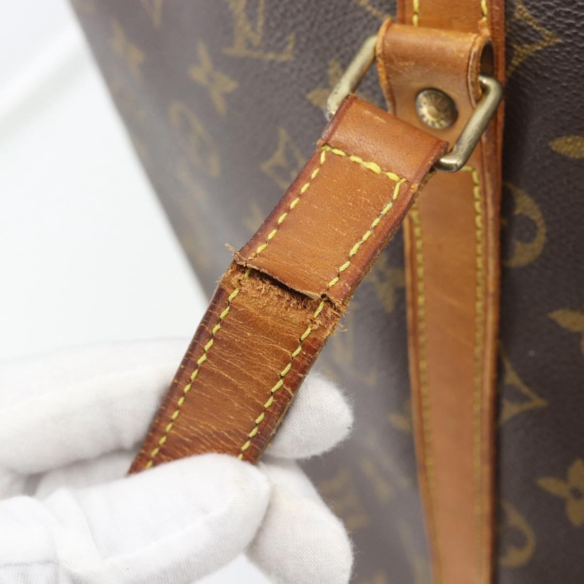 LOUIS VUITTON Monogram Sac Shopping Tote Bag M51108 LV Auth 194943