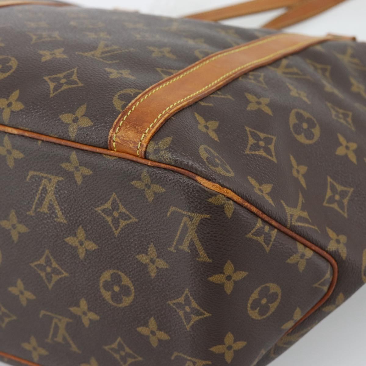 LOUIS VUITTON Monogram Sac Shopping Tote Bag M51108 LV Auth 194943