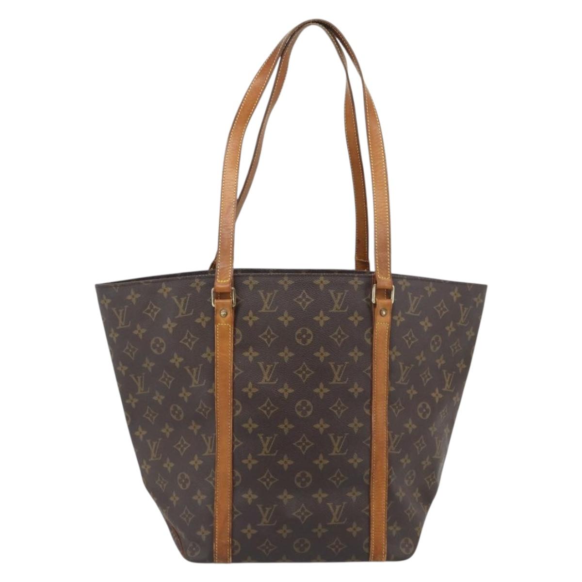 LOUIS VUITTON Monogram Sac Shopping Tote Bag M51108 LV Auth 194943