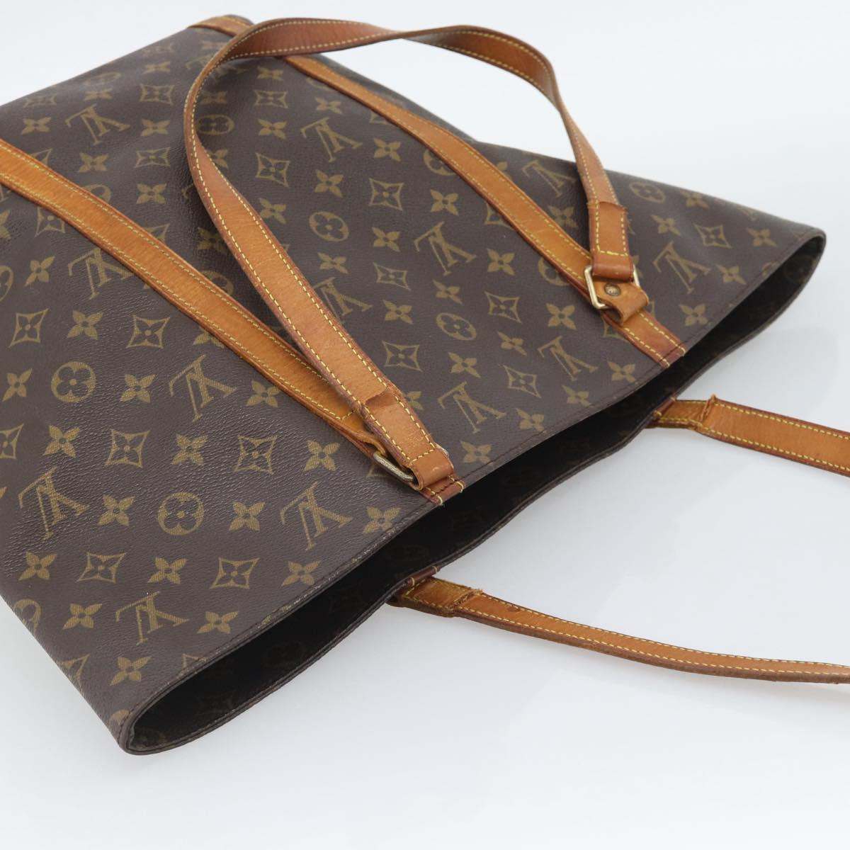 LOUIS VUITTON Monogram Sac Shopping Tote Bag M51108 LV Auth 194943