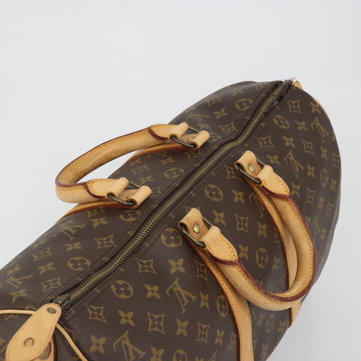 LOUIS VUITTON Monogram Keepall 45 Boston Bag M41428 LV Auth 194945