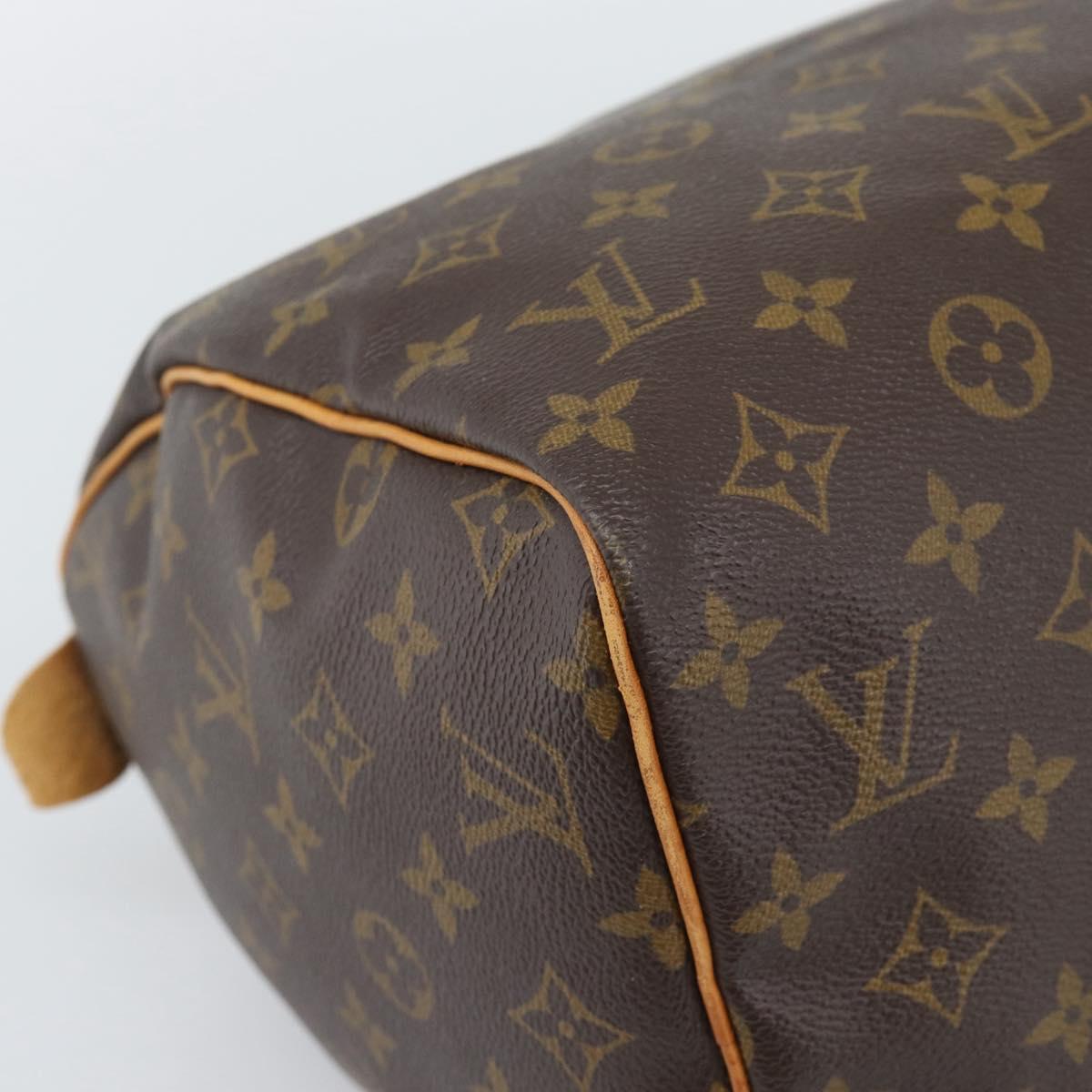 LOUIS VUITTON Monogram Speedy 30 Hand Bag M41526 LV Auth 194946