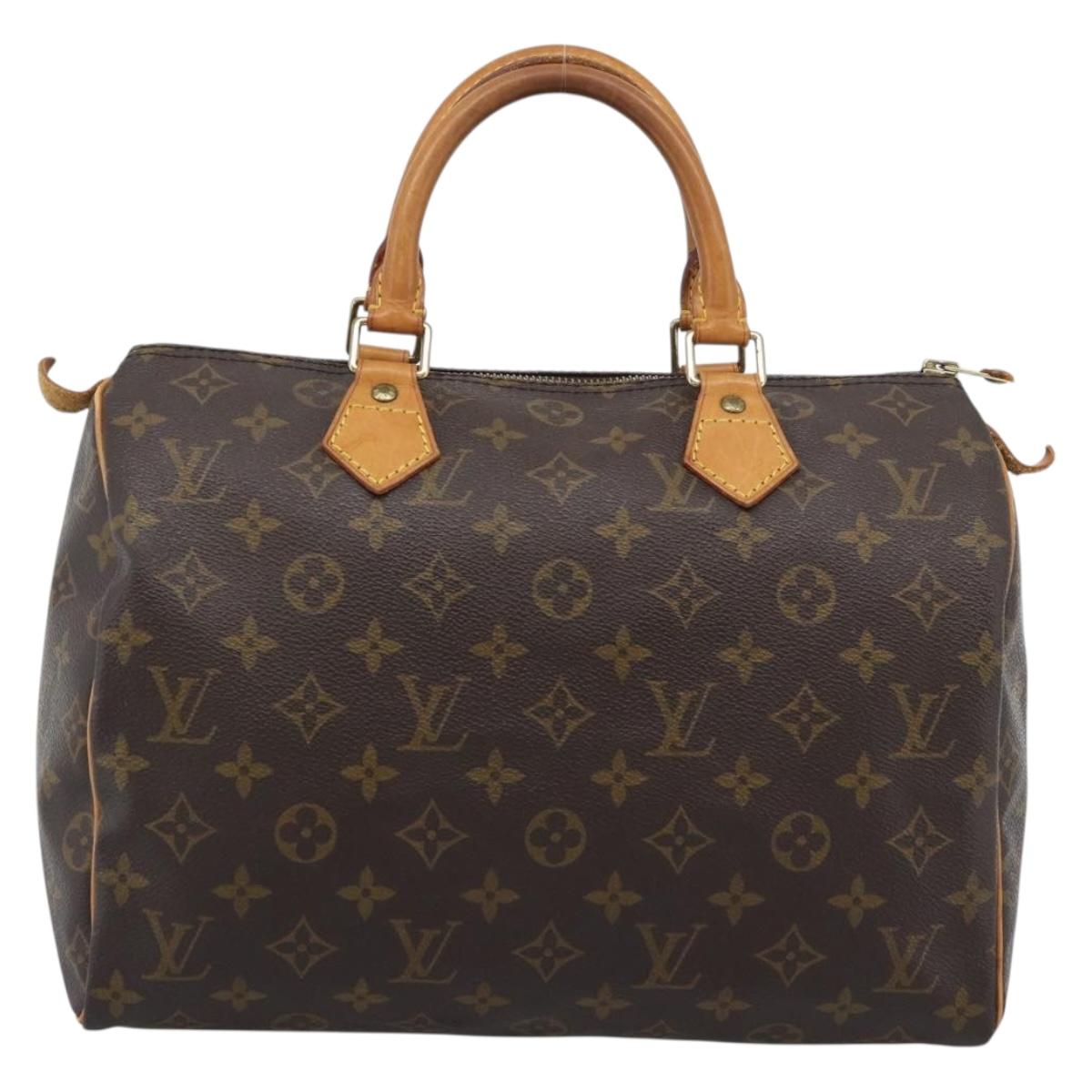 LOUIS VUITTON Monogram Speedy 30 Hand Bag M41526 LV Auth 194946