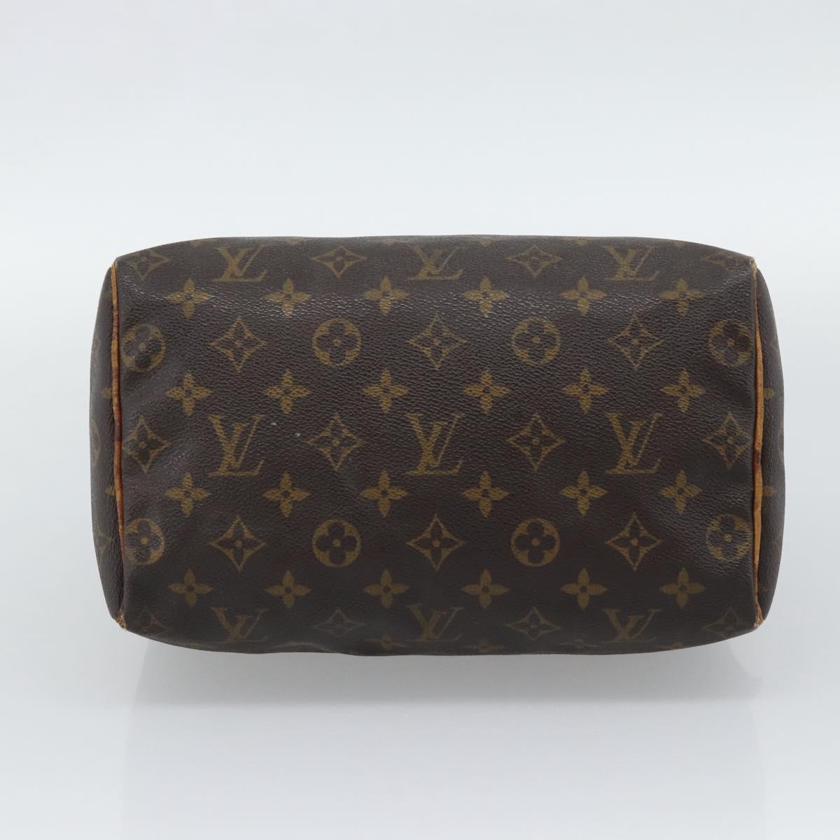 LOUIS VUITTON Monogram Speedy 25 Hand Bag M41528 LV Auth 194948