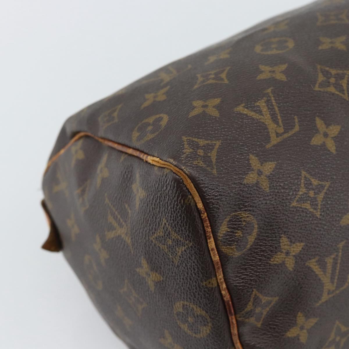 LOUIS VUITTON Monogram Speedy 25 Hand Bag M41528 LV Auth 194948