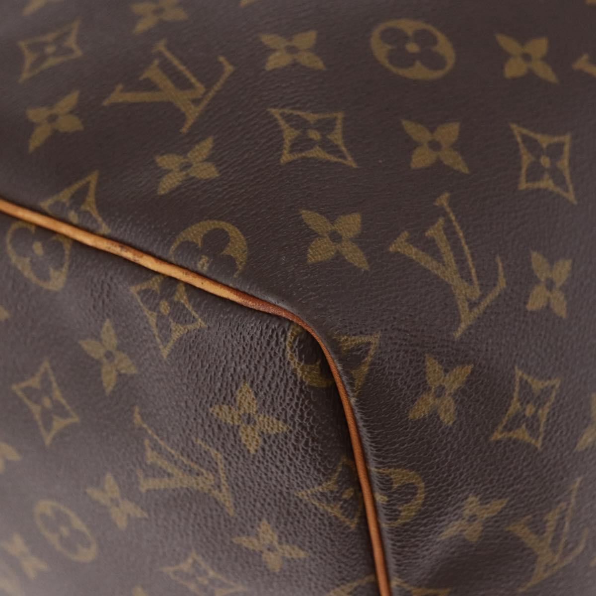 LOUIS VUITTON Monogram Keepall 55 Boston Bag M41424 LV Auth 194952