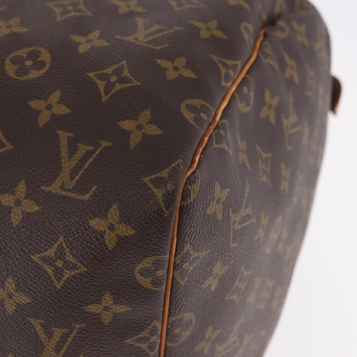 LOUIS VUITTON Monogram Keepall 55 Boston Bag M41424 LV Auth 194952