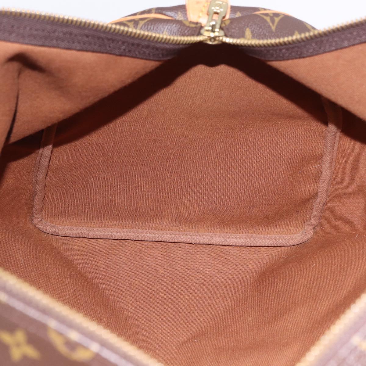 LOUIS VUITTON Monogram Keepall 55 Boston Bag M41424 LV Auth 194952