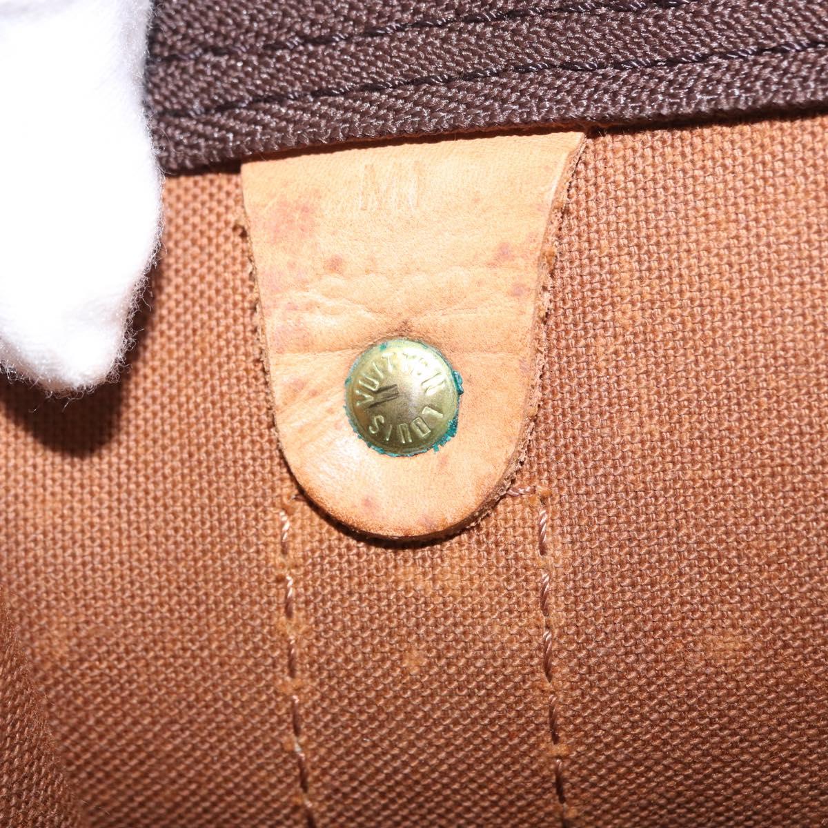 LOUIS VUITTON Monogram Keepall 55 Boston Bag M41424 LV Auth 194952