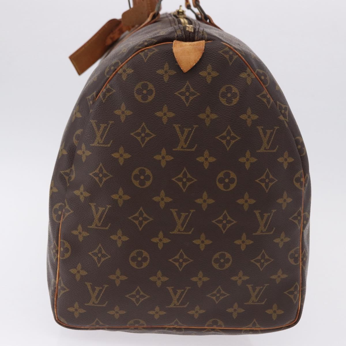 LOUIS VUITTON Monogram Keepall 55 Boston Bag M41424 LV Auth 194952