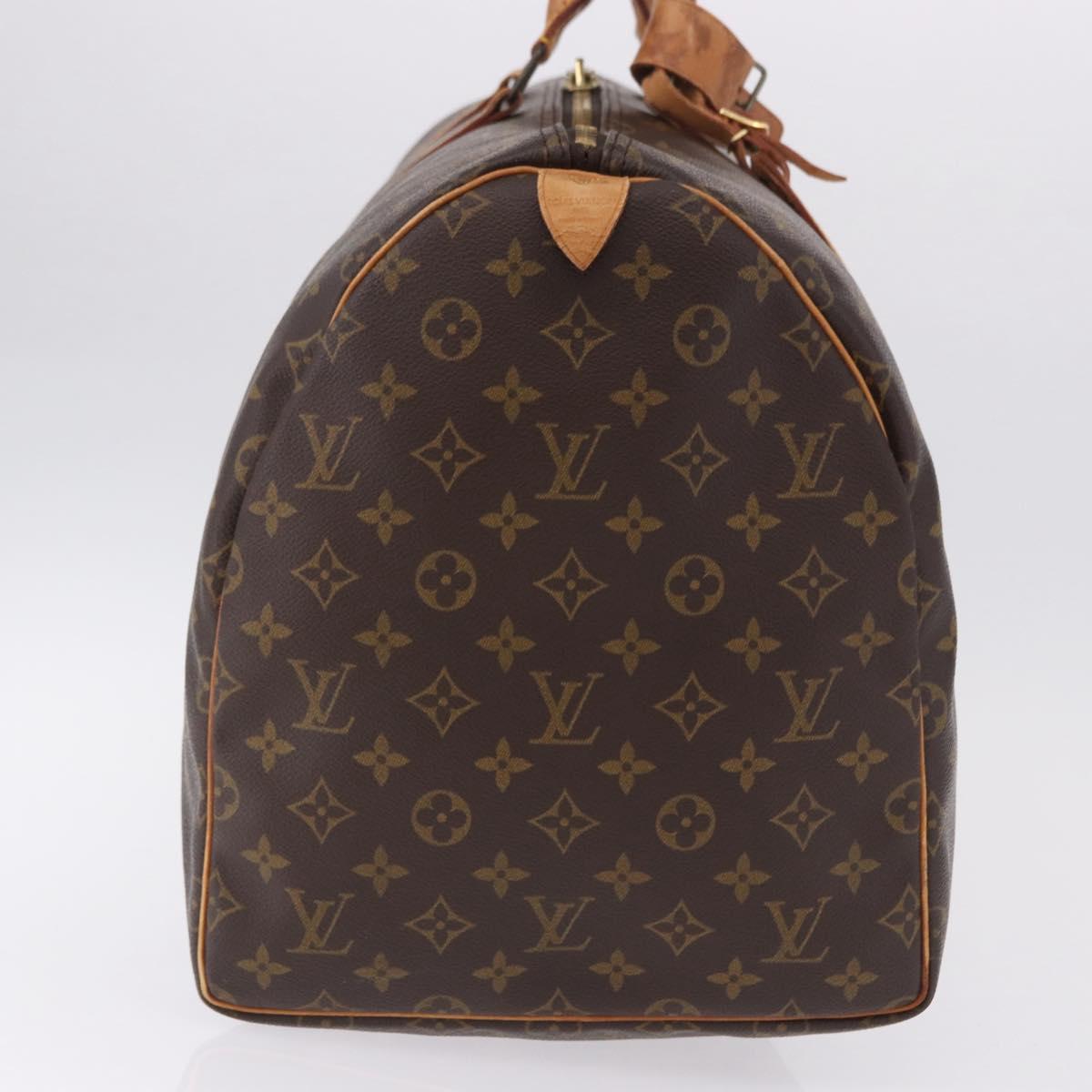 LOUIS VUITTON Monogram Keepall 55 Boston Bag M41424 LV Auth 194952