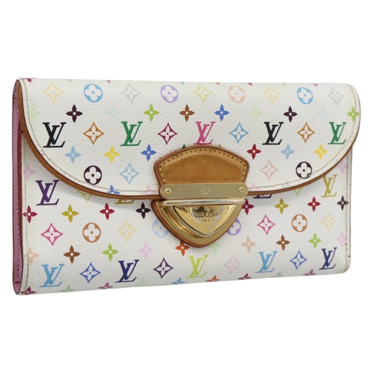 LOUIS VUITTON Multicolor Portefeuille Eugenie Long Wallet M60053 LV Auth 194960A