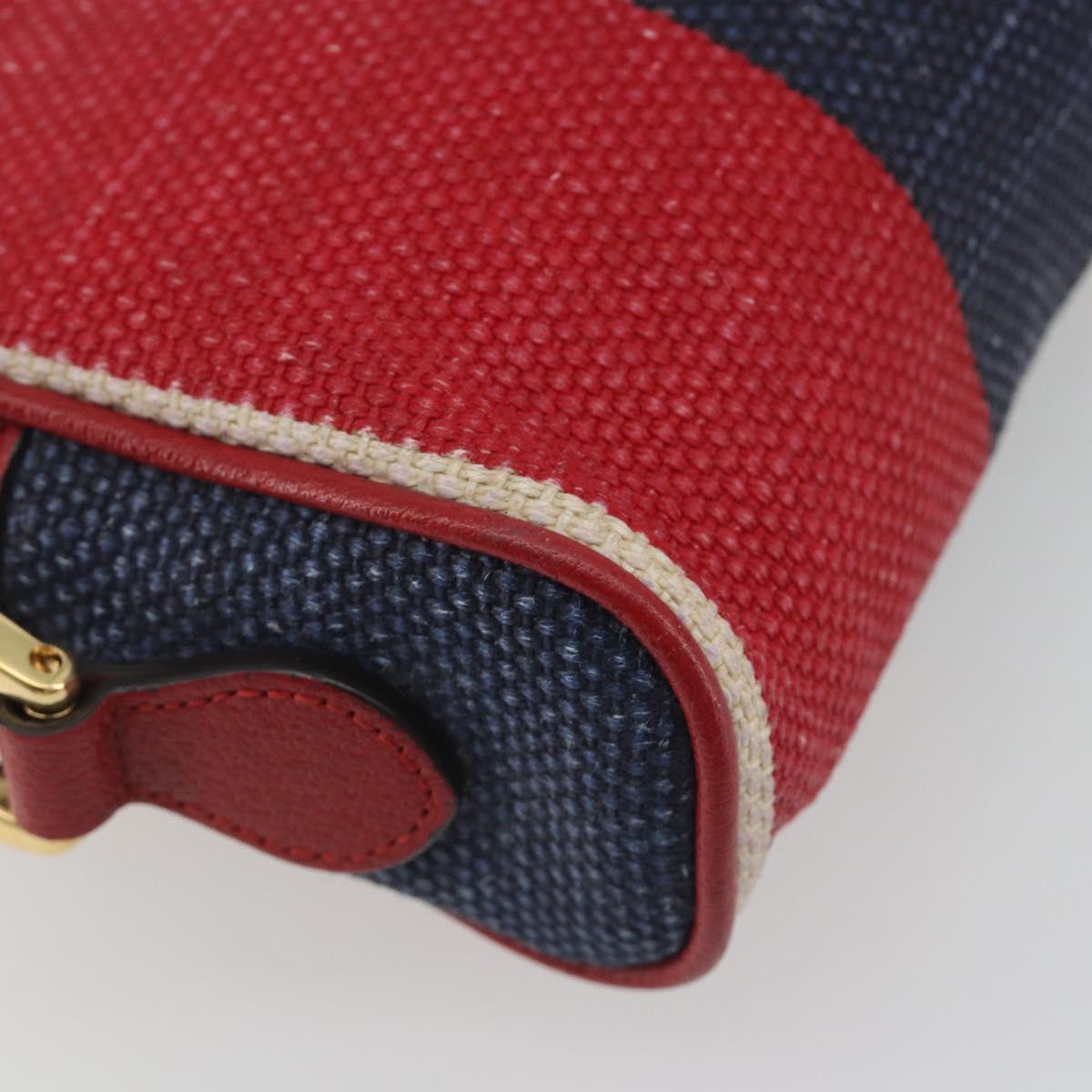 GUCCI Ofidia Shoulder Bag Canvas Red Gold 517350 Auth 194980A